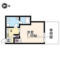 ＴＡＣ16 1階1Kの間取り