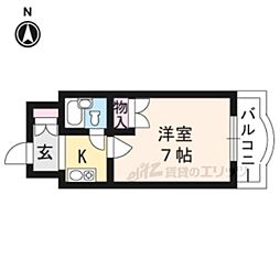間取図画像 1K