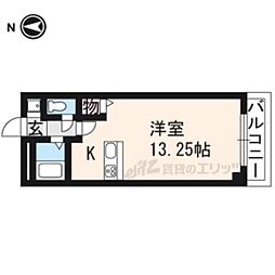 サンプラザ三越 3階1Kの間取り