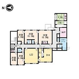 葵橋住宅 2階5LDKの間取り