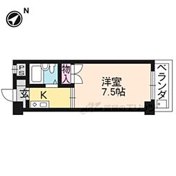 フレーズ1 1Kの間取図画像