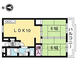 カサグランデ雅 2LDKの間取図画像