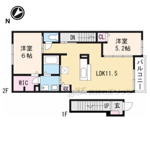 同じ建物の物件間取り写真 - ID:225005554087