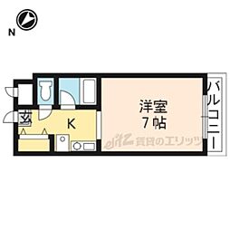 JR東海道・山陽本線 瀬田駅 徒歩5分の賃貸マンション 3階1Kの間取り