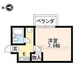 間取図画像 1K