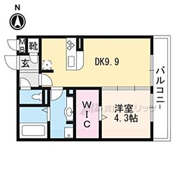 間取図画像 1LDK