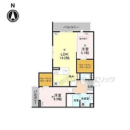 BORD DU LAC SOERI 2LDKの間取図画像