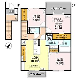 モナ・シエロ 3LDKの間取図画像