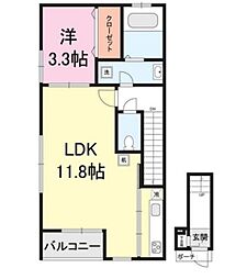 グランドコンフォート2 1LDKの間取図画像