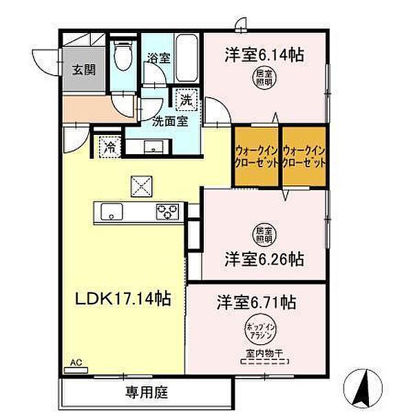 ロイヤルグレース 101｜佐賀県鳥栖市宿町(賃貸アパート3LDK・1階・78.25㎡)の写真 その2