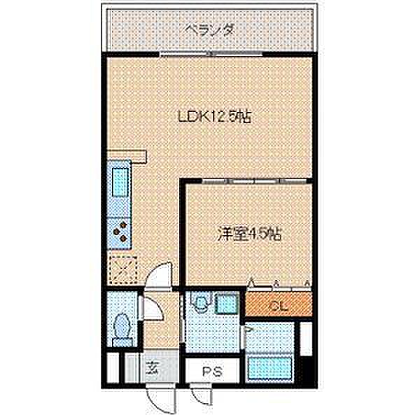 E.POPULARII 306｜佐賀県鳥栖市藤木町(賃貸マンション1LDK・3階・40.81㎡)の写真 その2