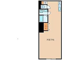 メモリー鳥栖 ワンルームの間取図画像