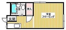 ホワイトコーポ ワンルームの間取図画像
