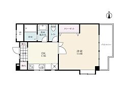 間取図画像 1DK
