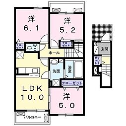 フレアルーチェ 吉野ヶ里V 3LDKの間取図画像