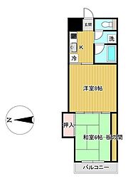 レインボープログレス千葉 2Kの間取図画像