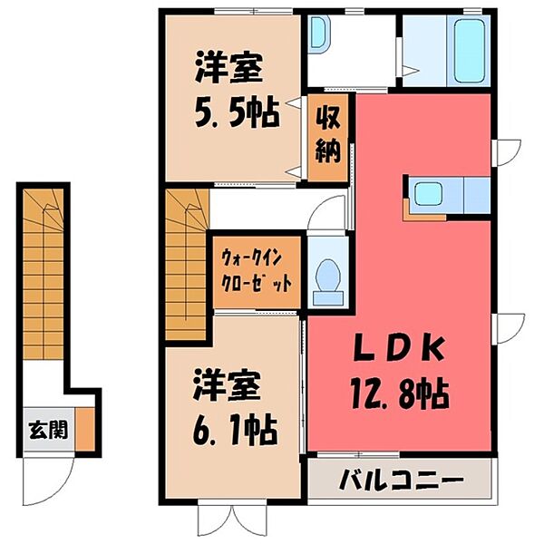 同じ建物の物件間取り写真 - ID:209005576467