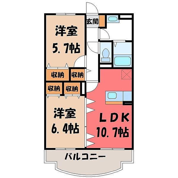 同じ建物の物件間取り写真 - ID:209005587522