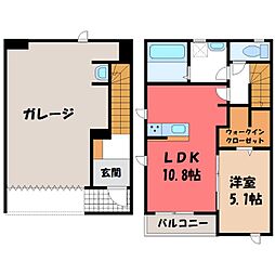 雀宮駅 10.0万円