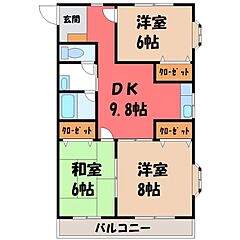 物件の間取り