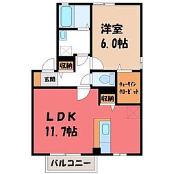 間取図画像 1LDK