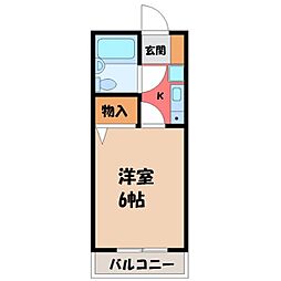 間取図画像 1K
