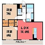宇都宮市東簗瀬1丁目 3階建 築13年のイメージ