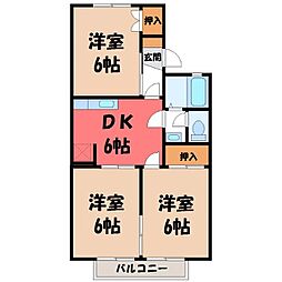 間取図画像 3DK