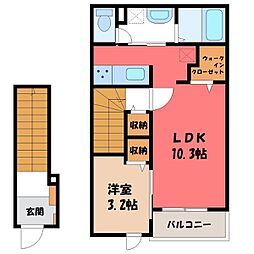 グレース メロウ D 2階