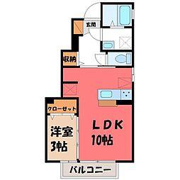 間取図画像 1LDK