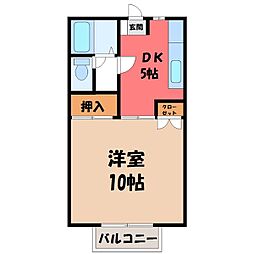 間取図画像 1DK