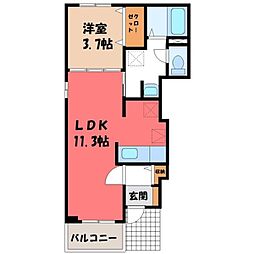 ラフレシール B 1階