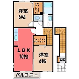 ジャルダン A 2階