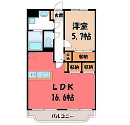 間取図画像 1LDK