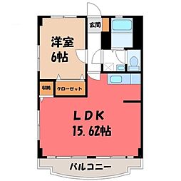 常陸ハイツ 1階/-