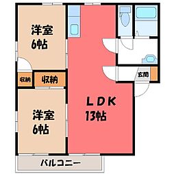 ラフォーレ・あずま D 1階