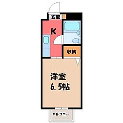 間取図画像 1K