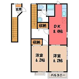 アルエット B 2階