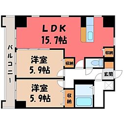 ソレイユ御蔵町 8階