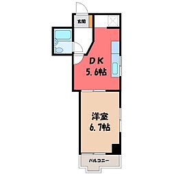 間取図画像 1DK