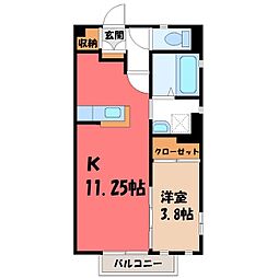 フォルネ 1SKの間取図画像