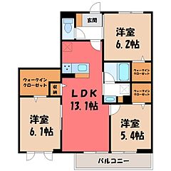 物件の間取り