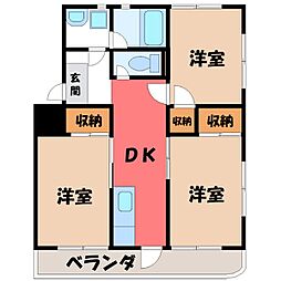 赤羽ハイツ 2号棟 2階/-