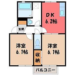 ユーハイツ A 1階/-