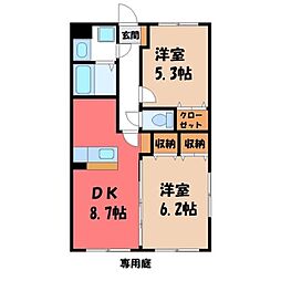 JR東北本線 雀宮駅 徒歩16分
