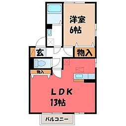 JR東北本線 岡本駅 バス22分 前原下車 徒歩5分 2階/-