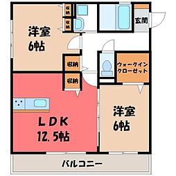JR東北本線 岡本駅 徒歩17分 2階/-