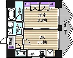 ZEUS20XX 1DKの間取図画像