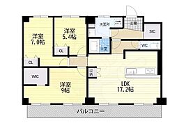 大拓ハイツ10 6階/-