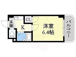 ラ・フォレスタ 1Kの間取図画像